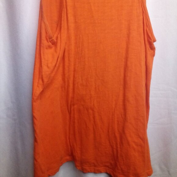 E5 Tank Top L Women Clemson Tigers Racer Back Glitter Orange Purple - Picture 13 of 13